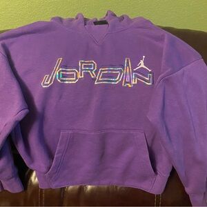 Jordan Kids (8-10years) Purple Hoodie
